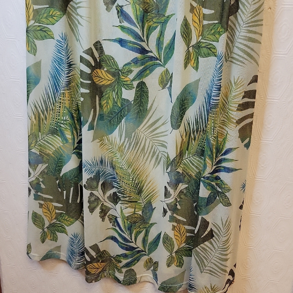 Revamped Green Leaf‎ Maxi Skirt - Picture 5 of 8